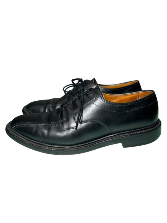 Allen Edmonds Hillcrest Split Toe Derby Black Leather Shoes Mens 8 D USA main image 2